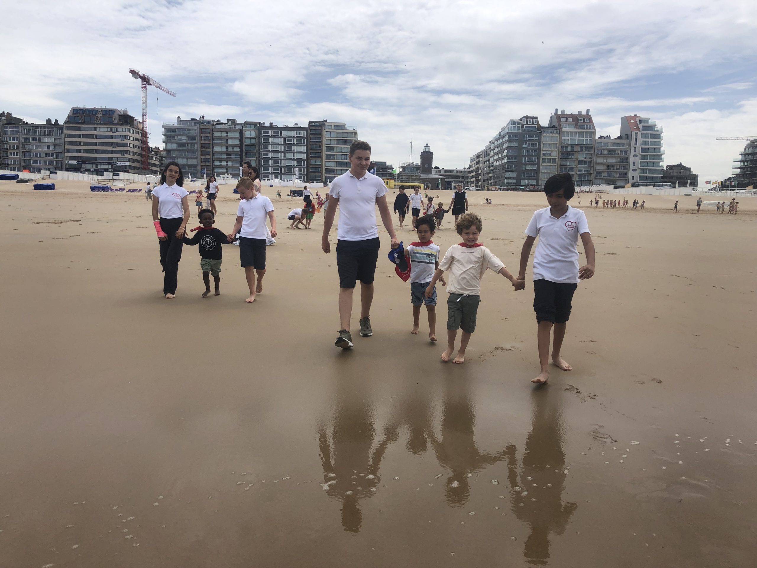 P/K1, K2 & L5/6 samen naar het strand